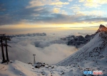 四川达古冰山一场大雪 彩林世界上演冰雪童话 - 中国西藏网