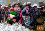 京城初雪 你愿执了谁的手 看遍漫天飞雪 桃林芳菲 - 中国西藏网