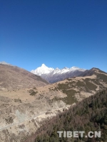 在大渡河，遇见川西绝美雪山 - 中国西藏网