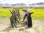 军营刮起“最炫藏族风” - 中国西藏网