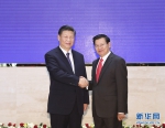 习近平会见老挝总理通伦 - 中国西藏网