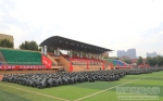 金秋九月 军歌嘹亮——学校隆重举行2018级新生军训动员大会 - 西藏民族学院