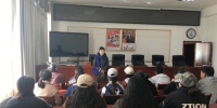 扎西卓玛副校长在拉萨看望我校实习培训学生 - 西藏民族学院